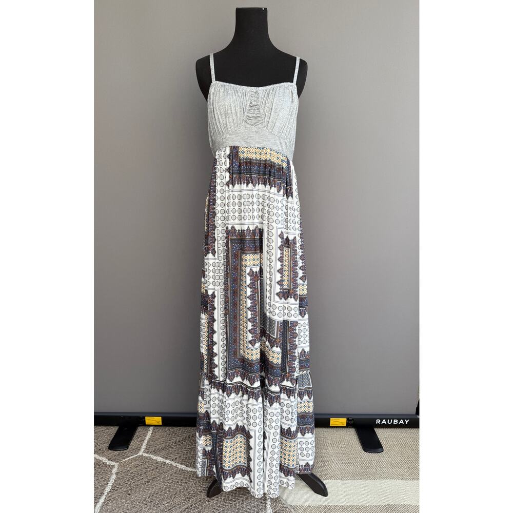 Mystree boho maxi dress - spaghetti strap Summer Fairy Concert Festival size L